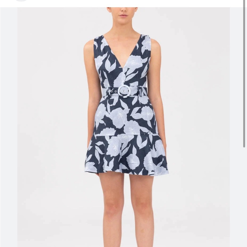 Keepsake The Label Title Mini Dress in Blue